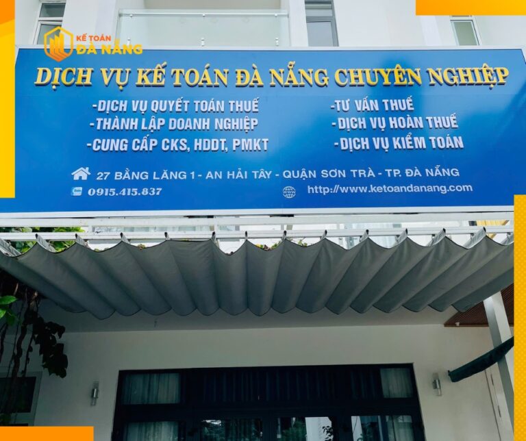 Dịch vụ quyết toán thuế cuối năm Đà Nẵng - Sáng Nguyễn